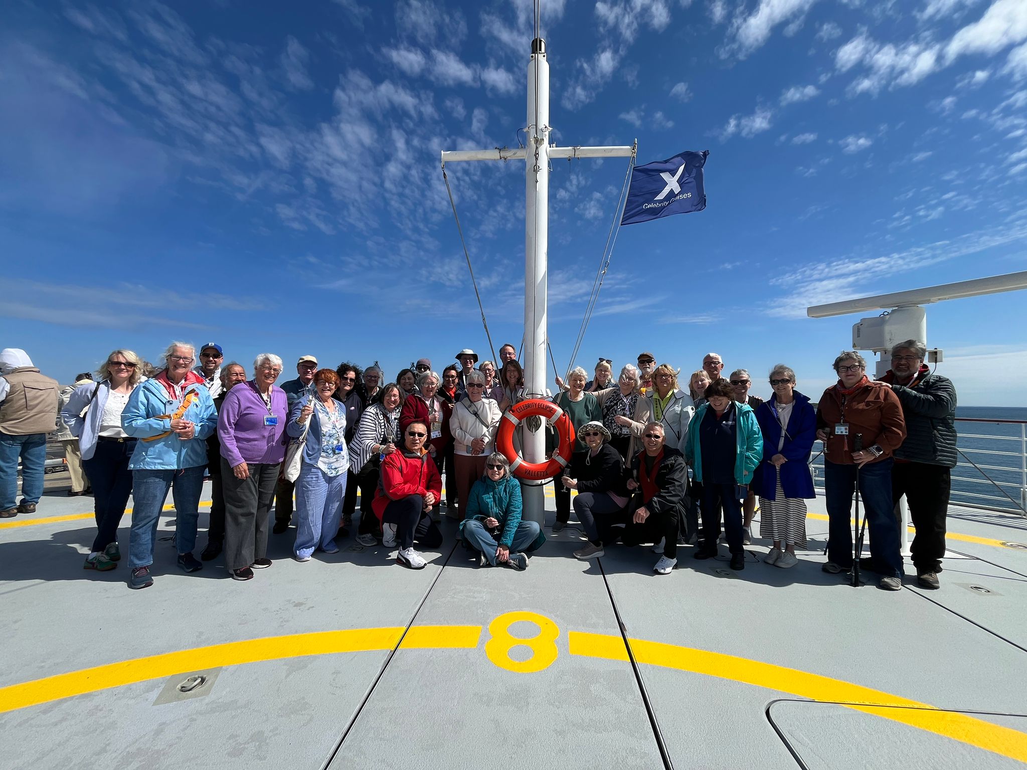 Group of travellers on a Cruise Ship Group of travellers on a Cruise Ship