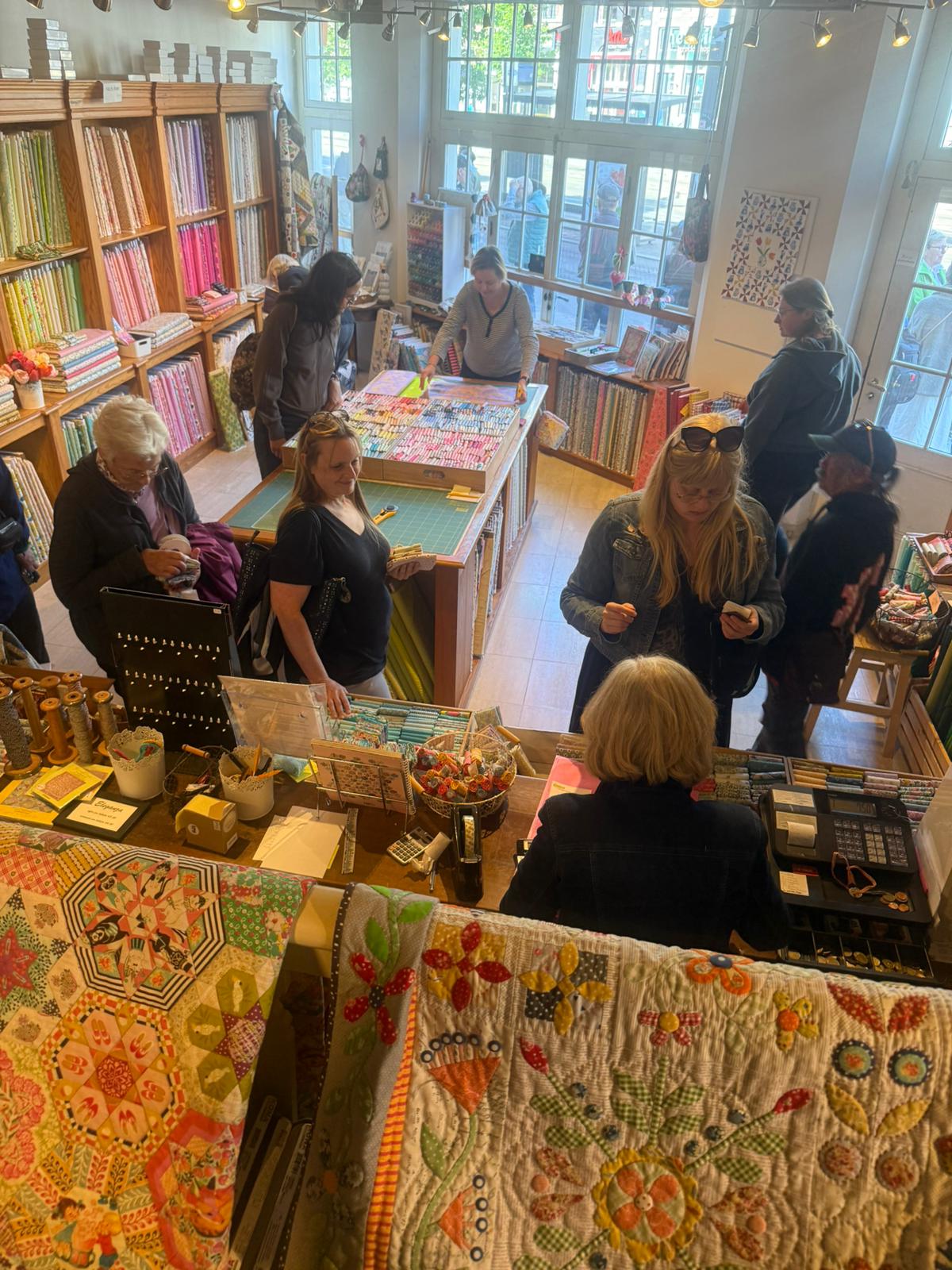 Petra Prins Quilt Shop in Amsterdam Petra Prins Quilt Shop in Amsterdam