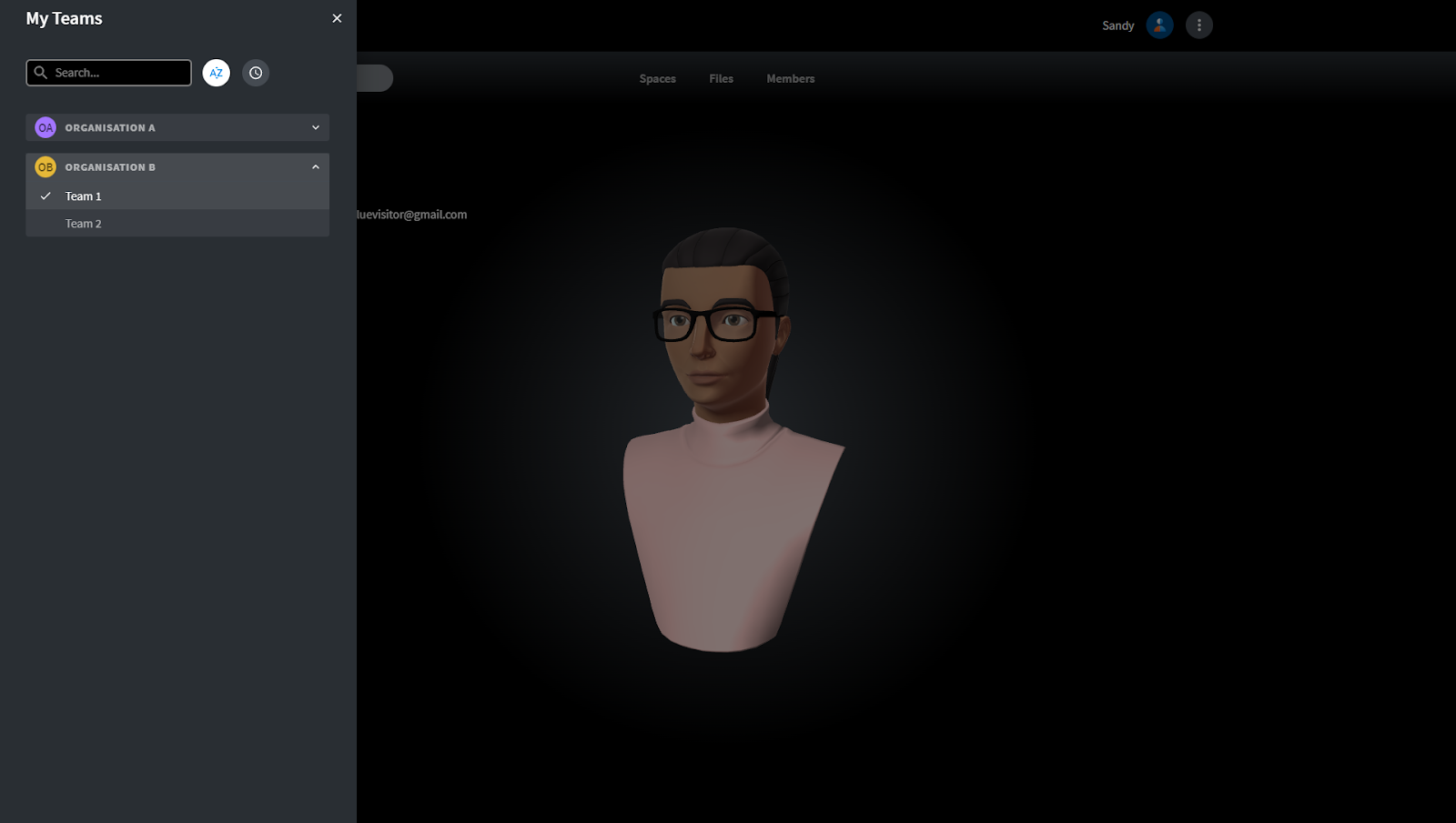 My avatar with glasses