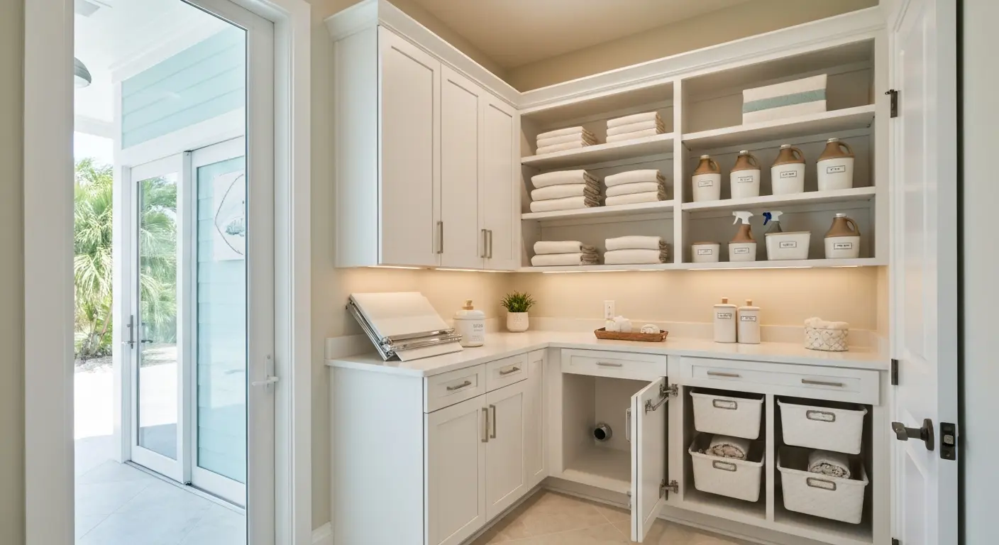 Laundry room cabinetry