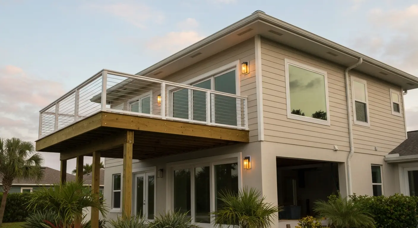 Second-story addition near Siesta Key Village