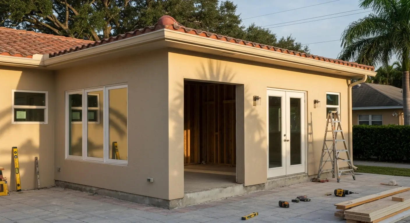 Home addition project in Clearwater