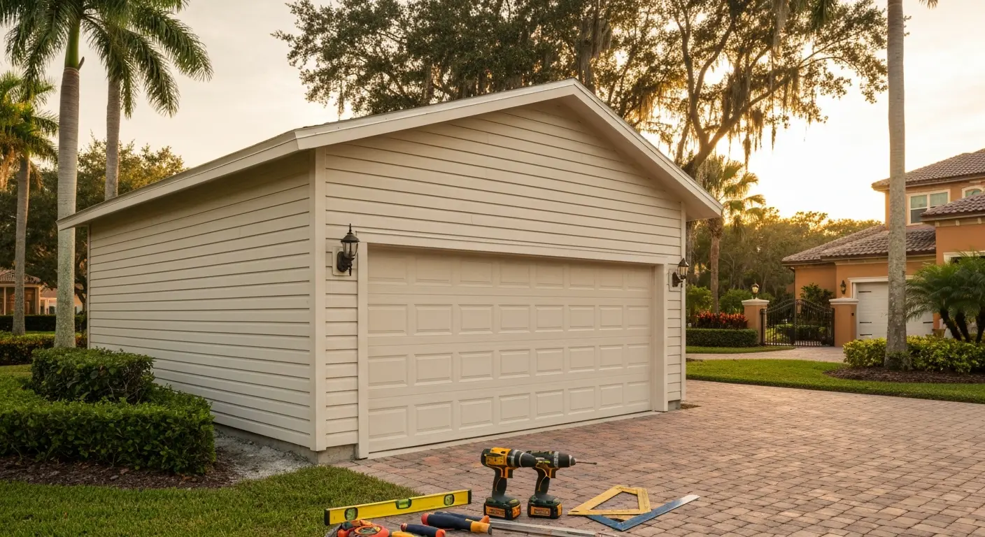 Shed and garage construction