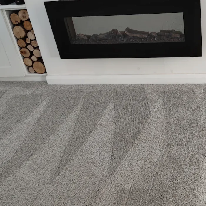 Clean, evenly groomed carpet after professional cleaning in a West Sussex home.