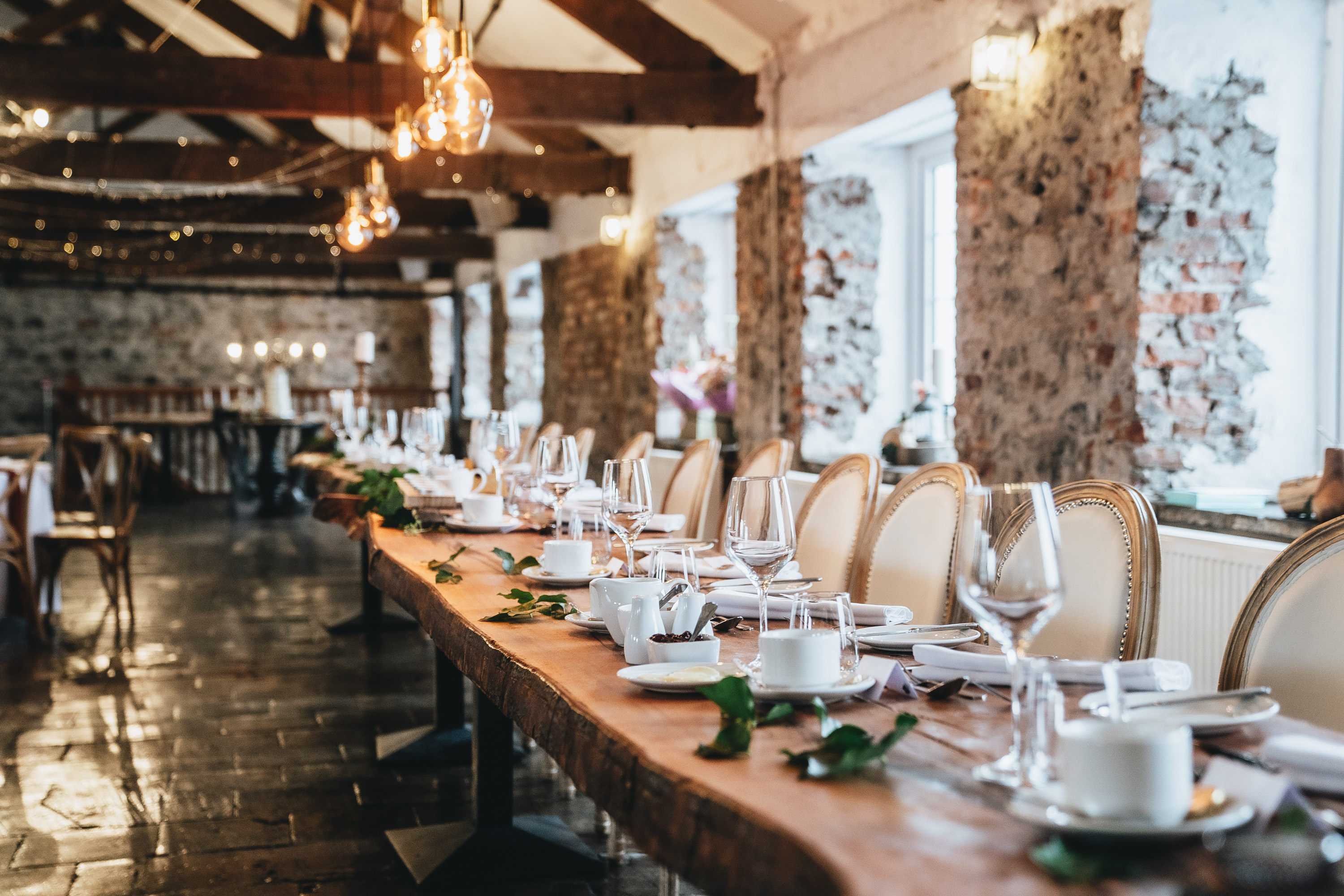 inside the reception room at the wooltower broughshane