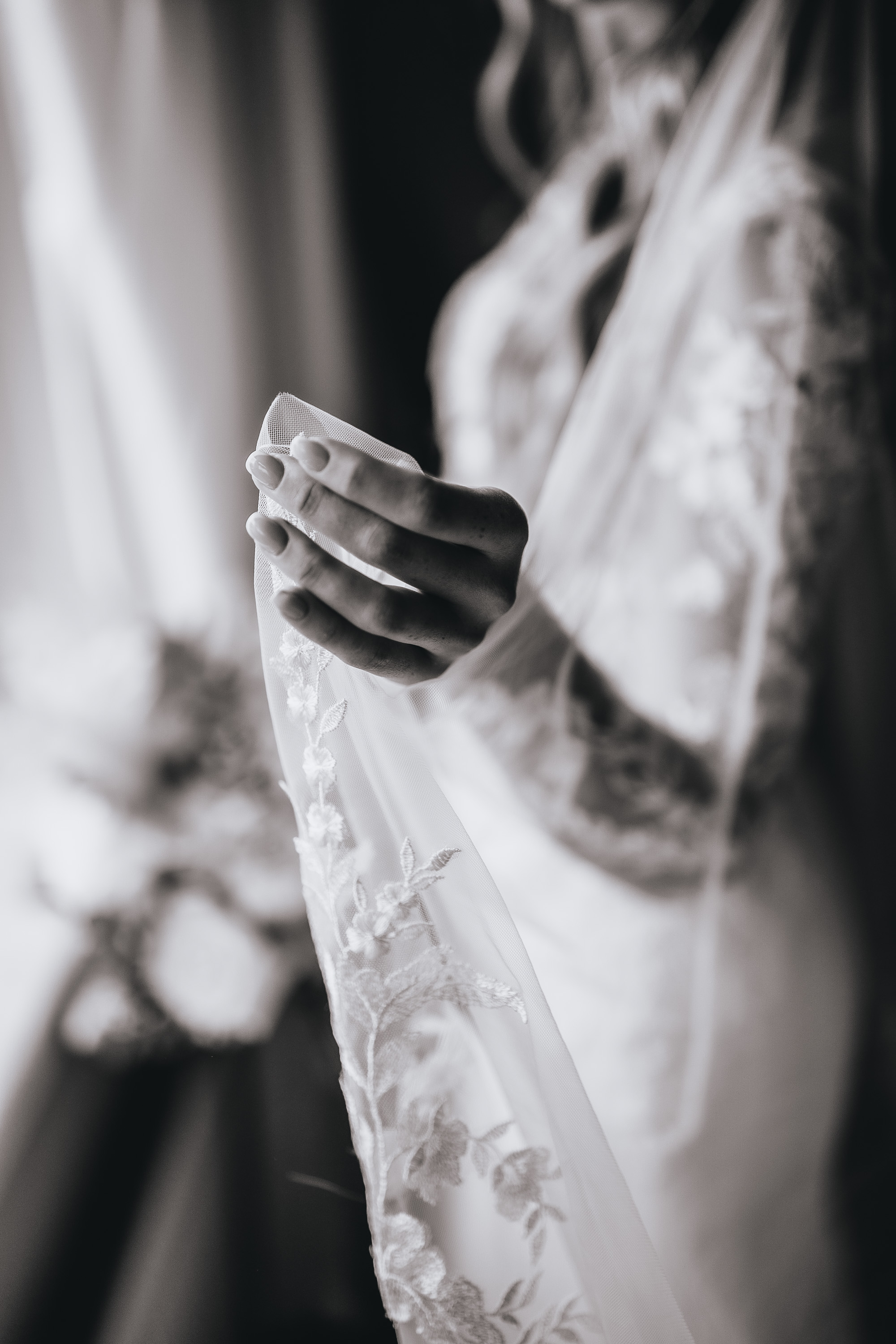 bridal portrait at the wooltower wedding venue