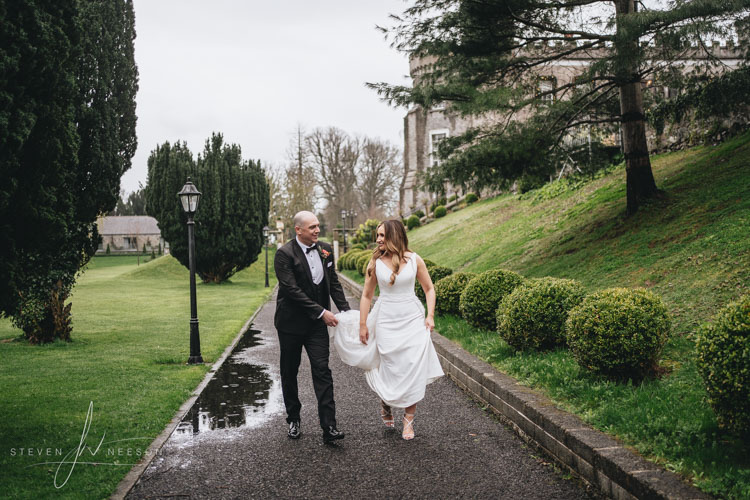 rainy day at bellingham castle ireland