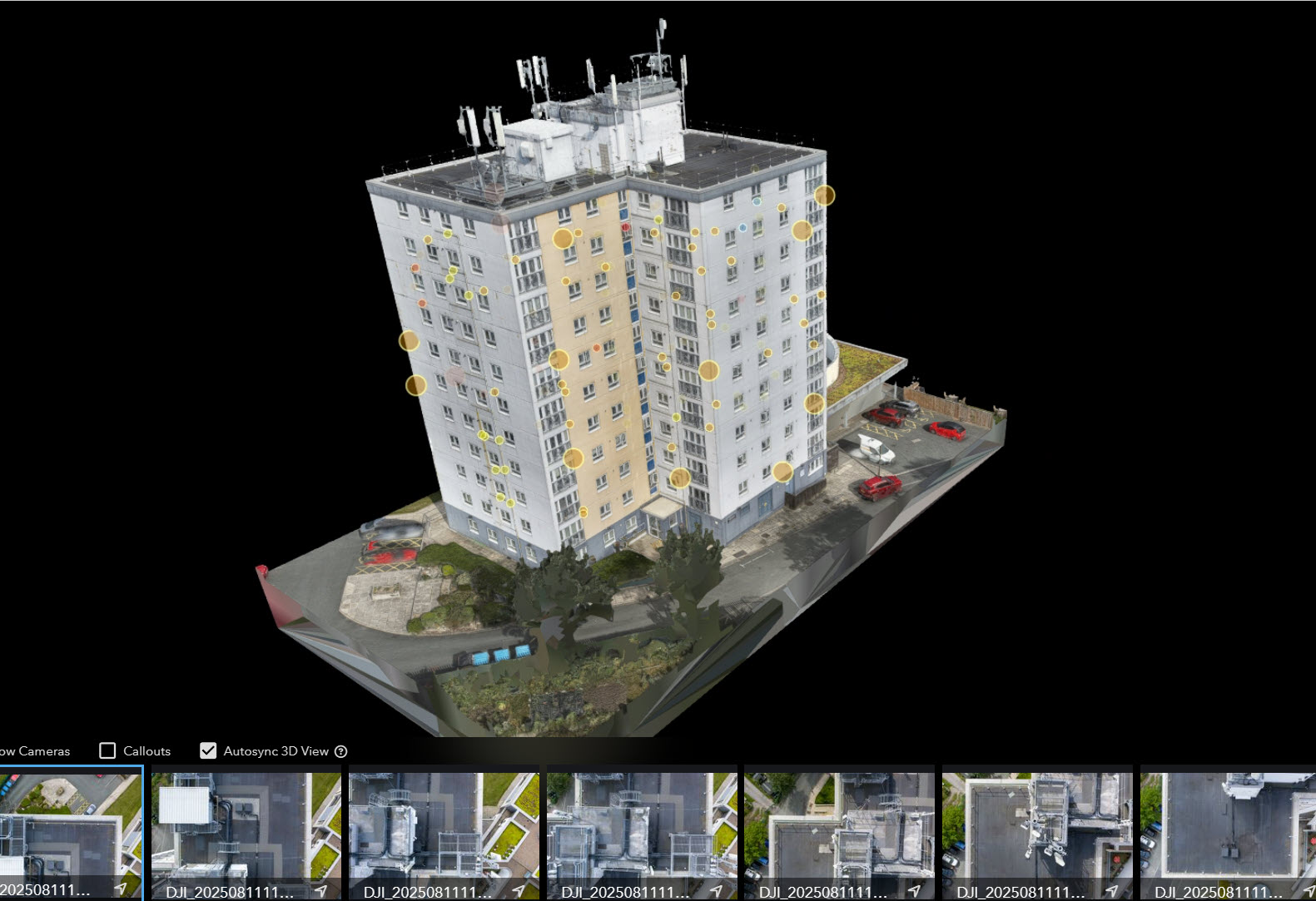Interacive 3D Model with condition issues highlighted Interacive 3D Model with condition issues highlighted
