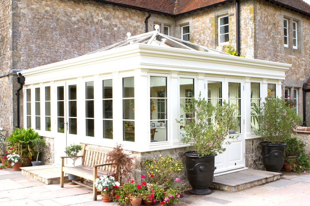 Grand Luxury Orangery Extension with external view