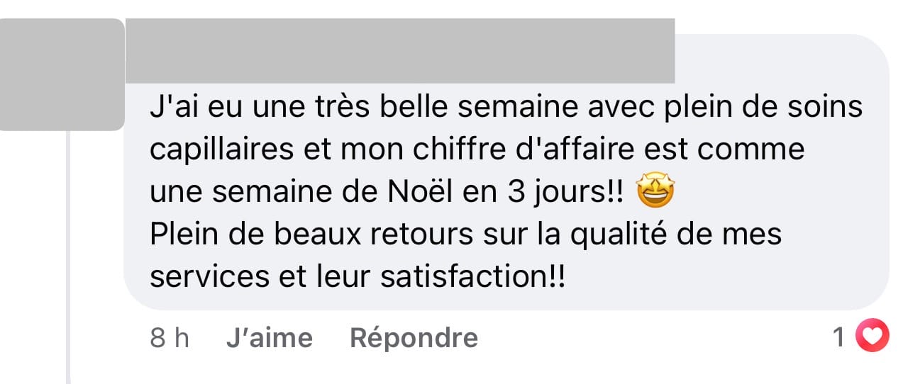 Témoignage écrit d'une cliente Transformation-Elle
