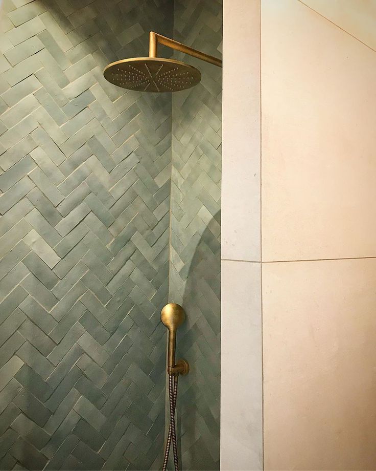 Walk-In Shower Mosaic Idea Walk-In Shower Mosaic Idea