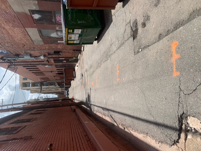 After alley cleaning Denver