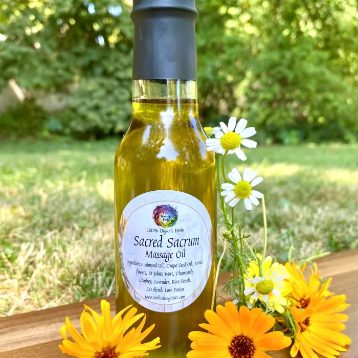 Sacred Sacrum Massage Oil (5oz)