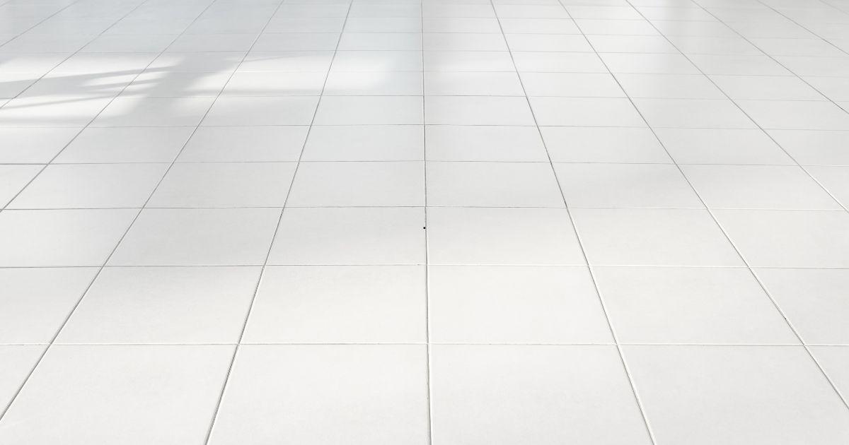 white tiles