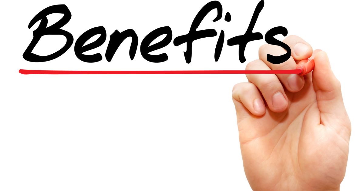 underlined word benefits underlined word benefits