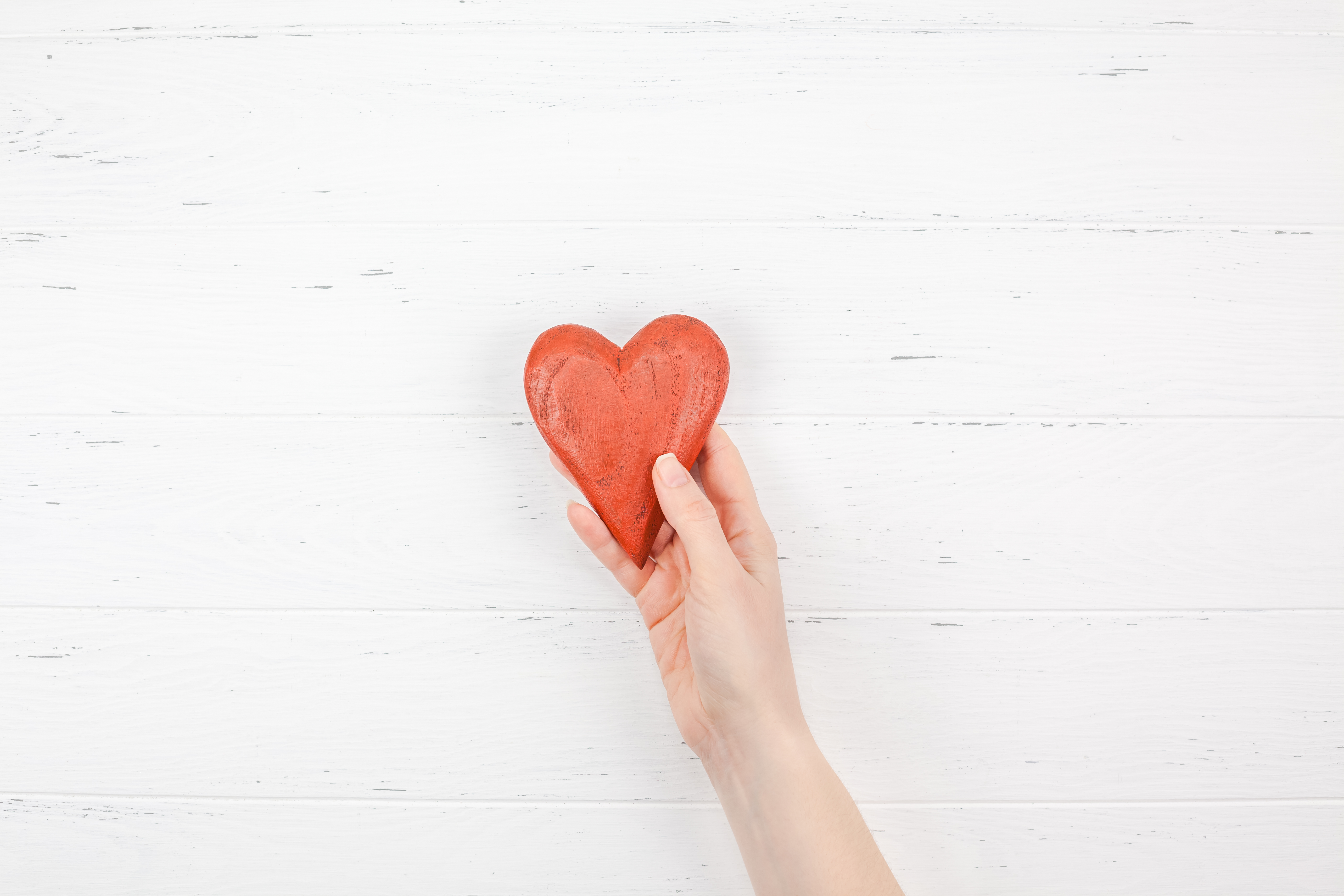 Hand with heart