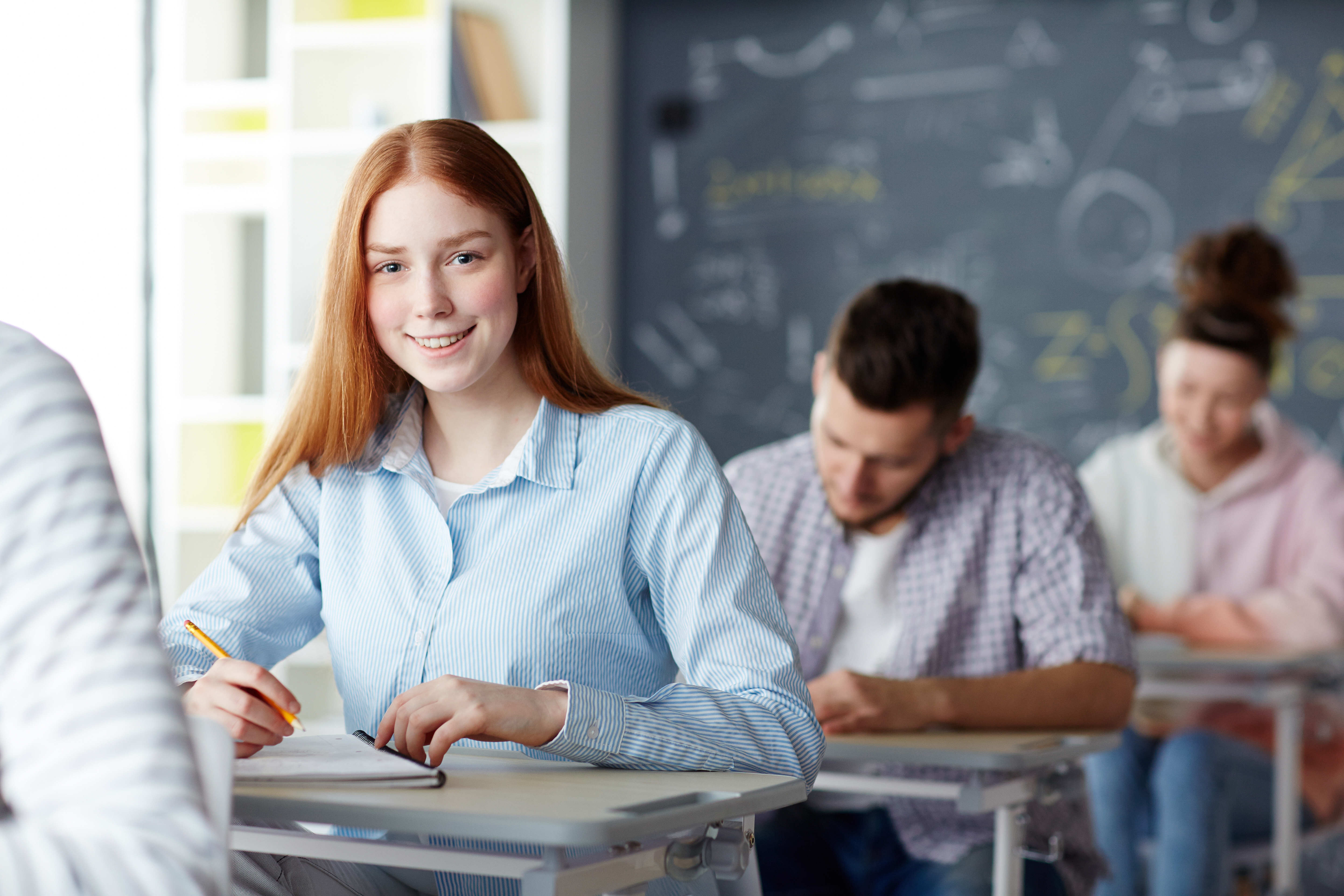 Girl at School