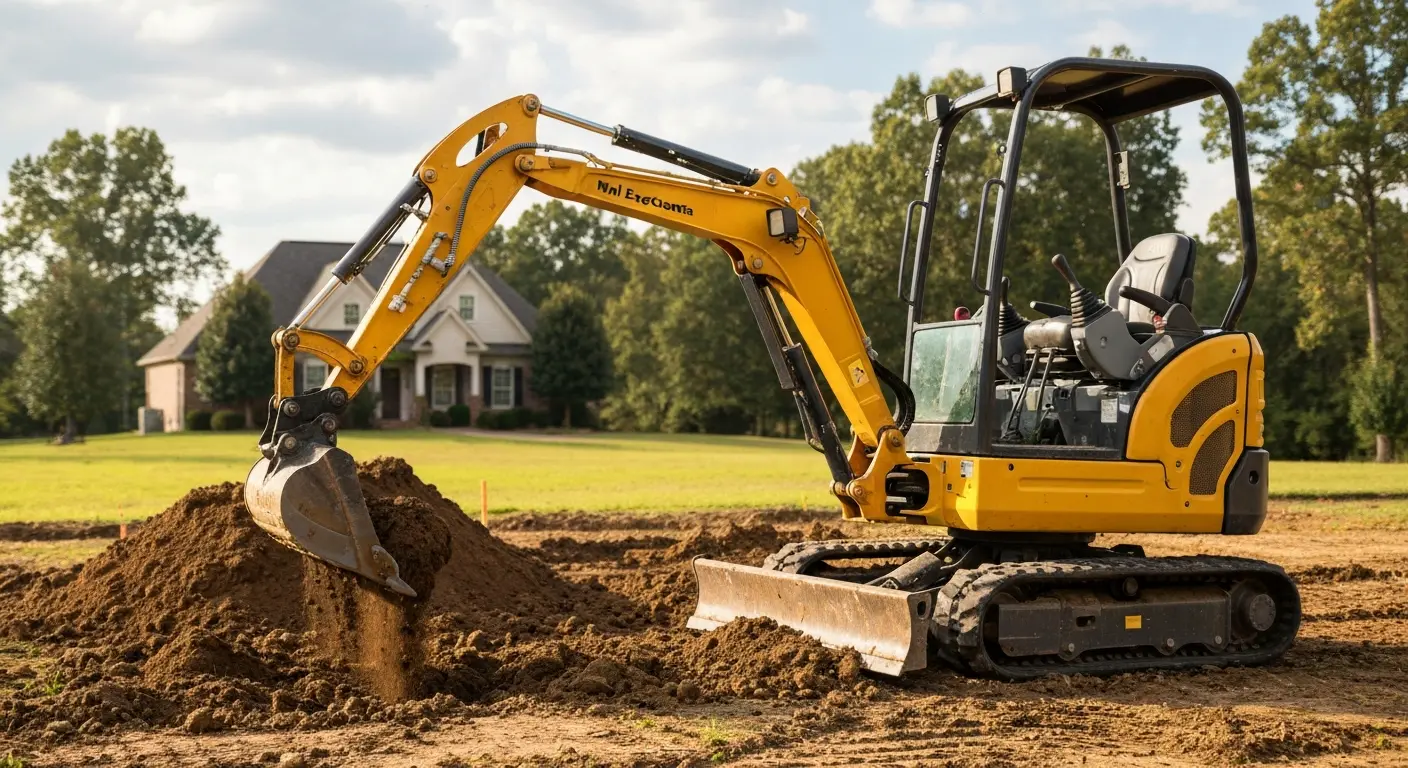 Mini excavator rental