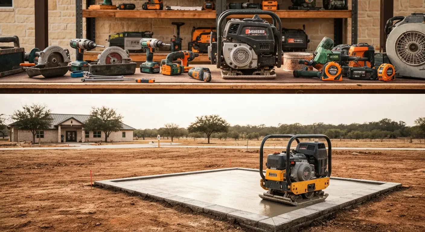 Power tools and compaction rental in College Station