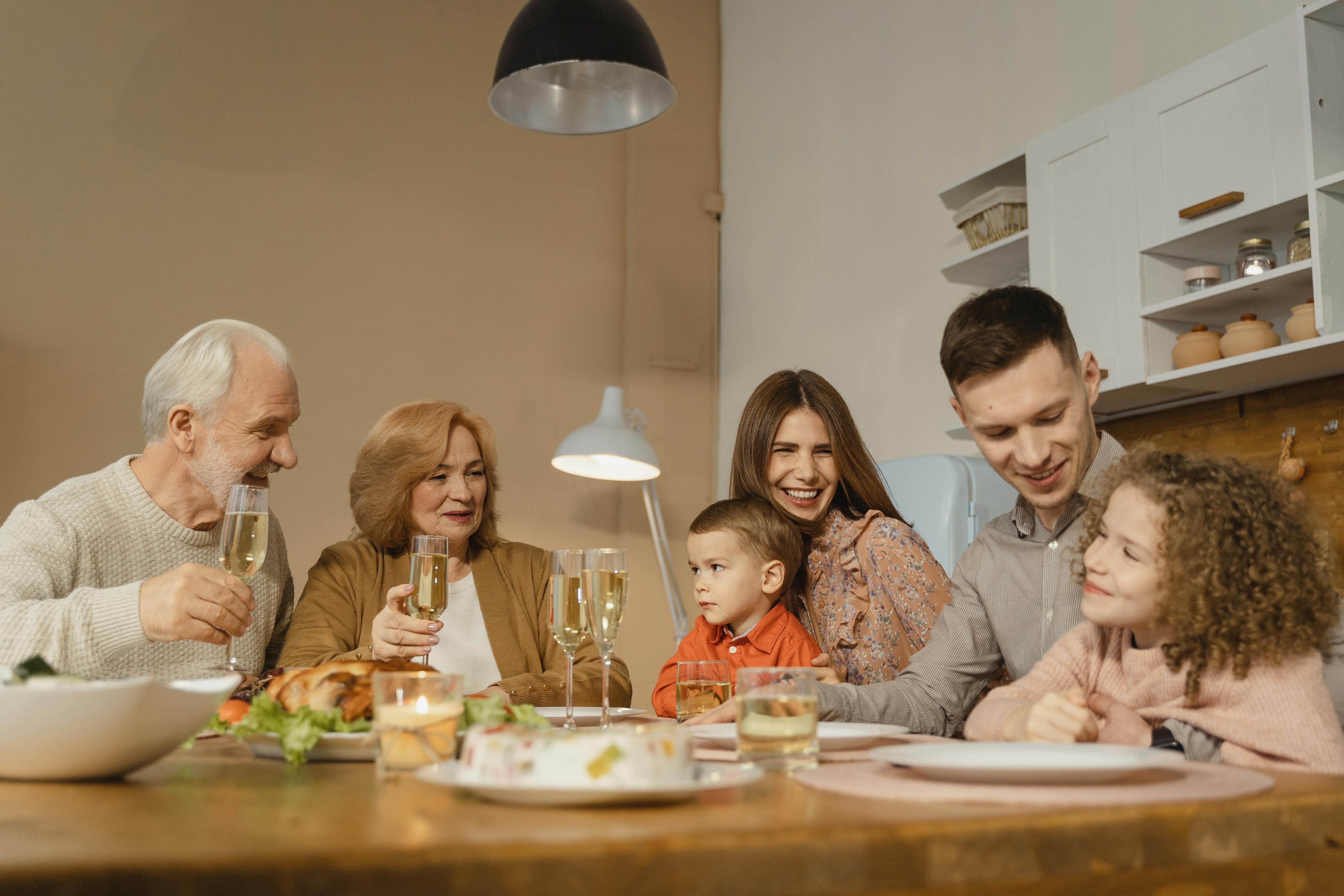 Strong family bonds