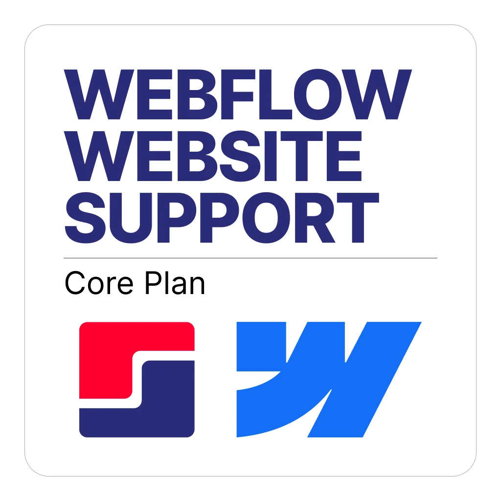 Webflow Website Support Plan: Core