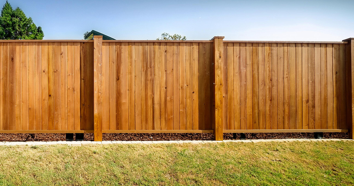 wood fence panels