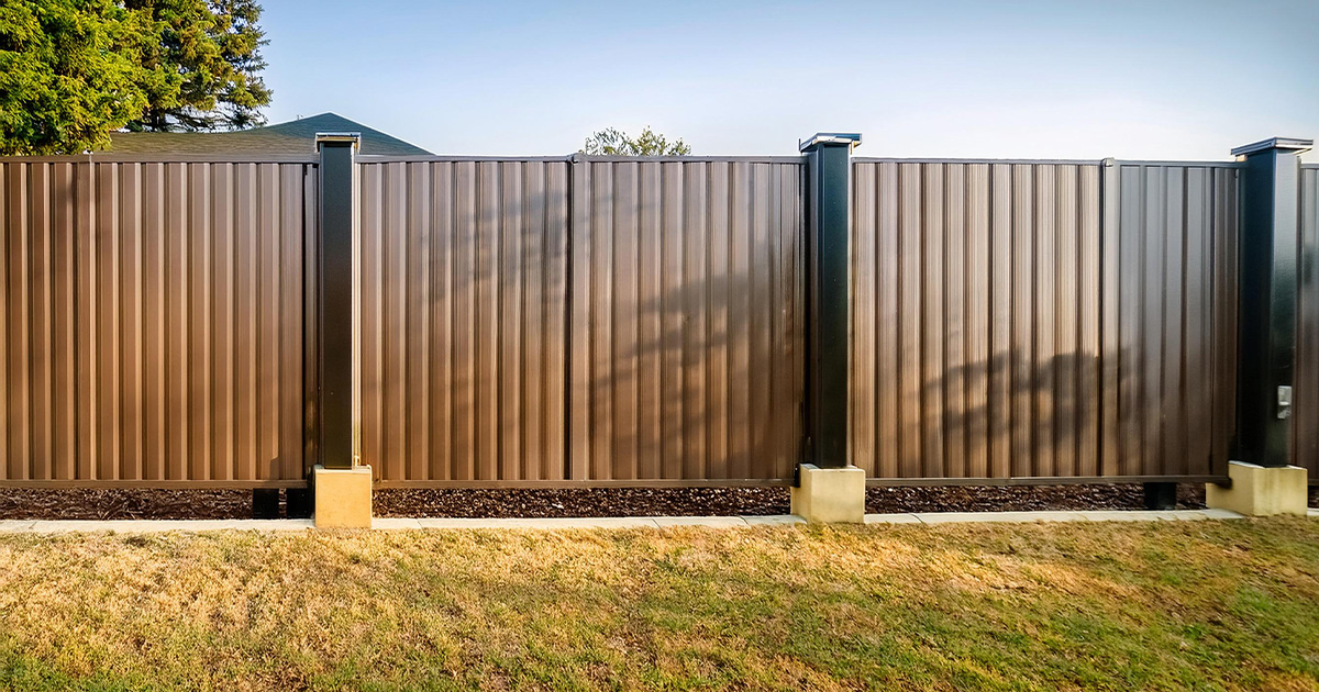 metal fence panels