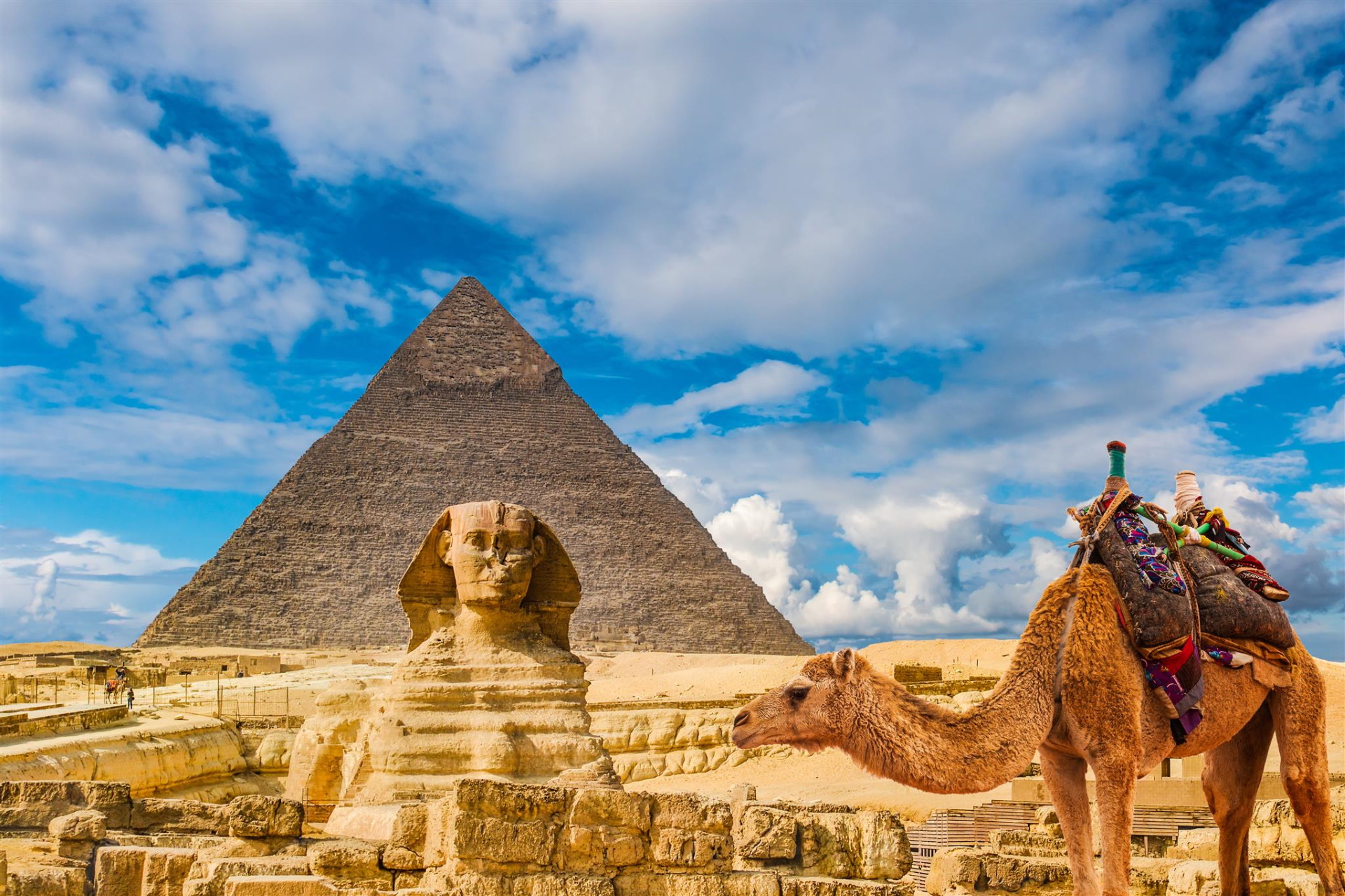 Giza Pyramids & Sphinx