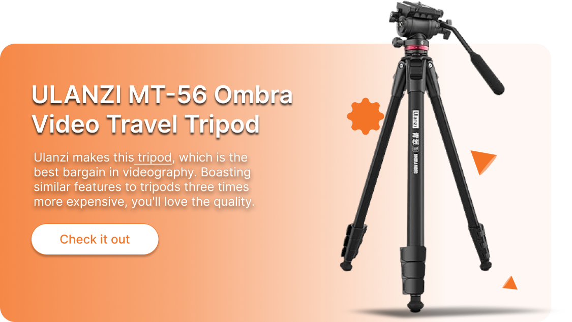 The ULANZI MT-56 Ombra Video Travel Tripod