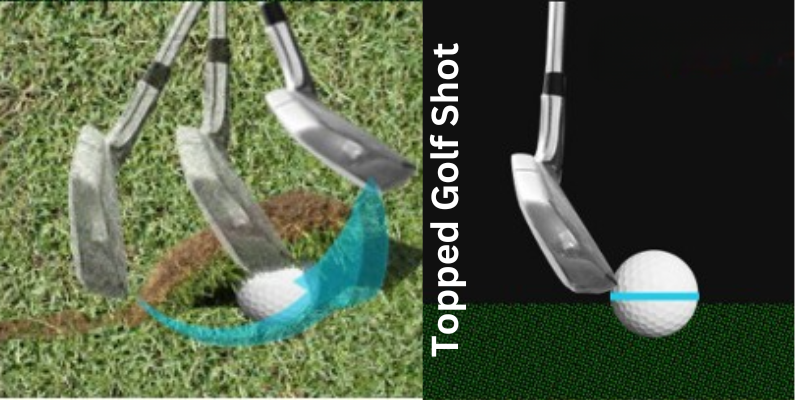 Golf Club Topping Golf Ball Golf Club Topping Golf Ball
