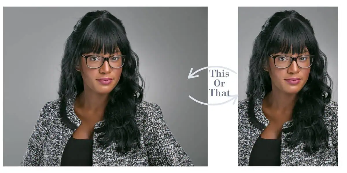 Comparison of horizontal vs vertical headshots Comparison of horizontal vs vertical headshots