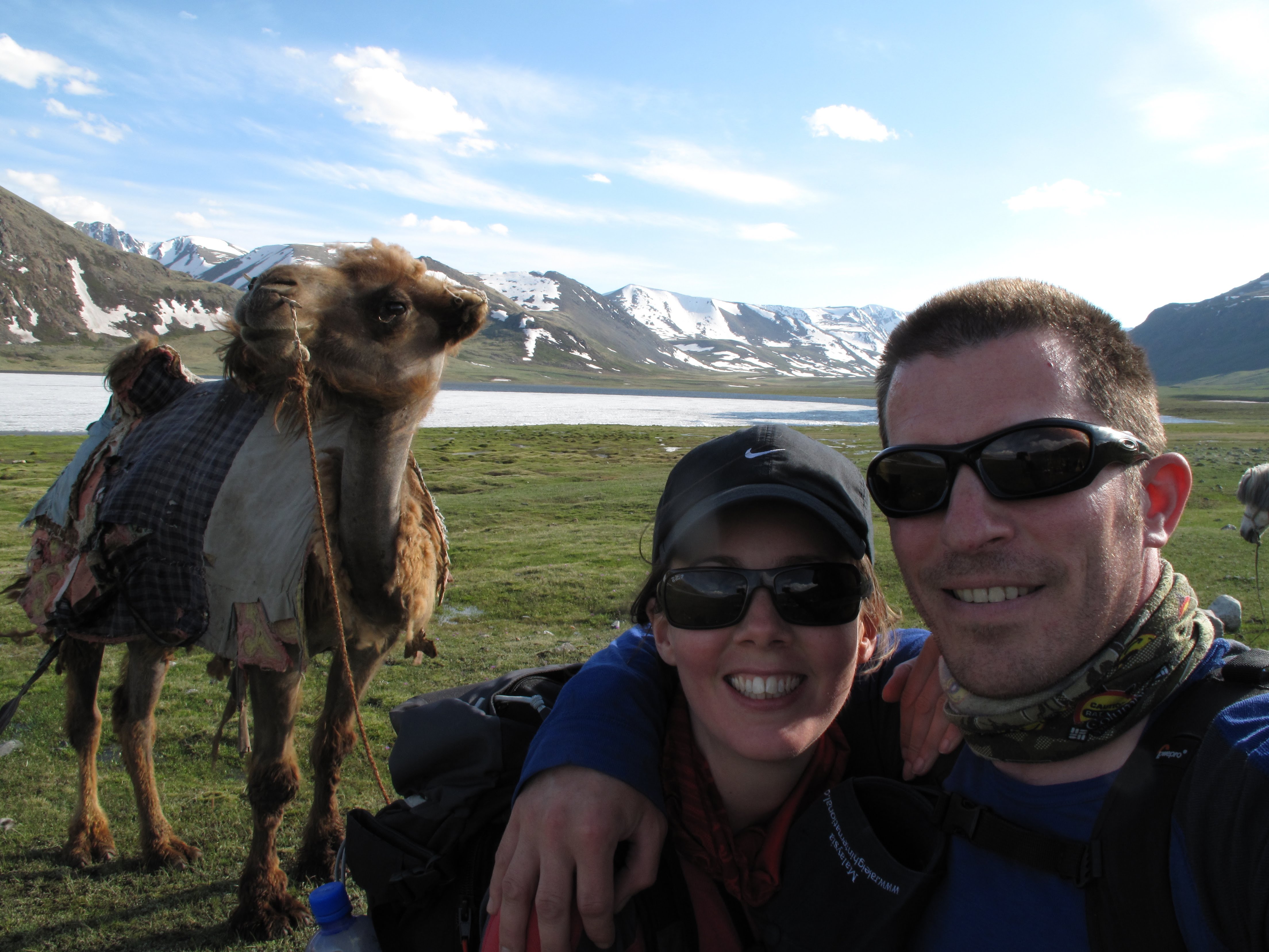 Darren and I in Mongolia