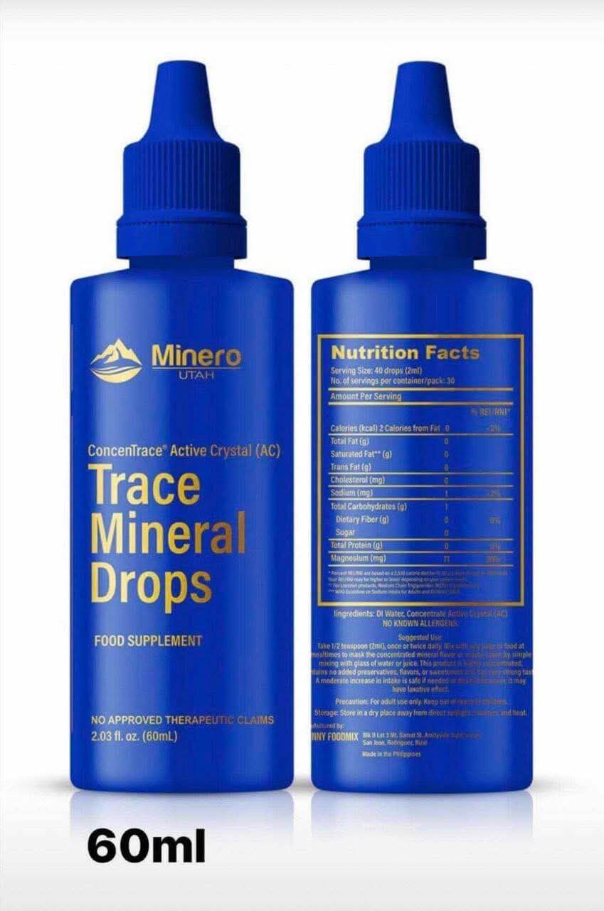 Minero Trace Mineral Drops 60ml