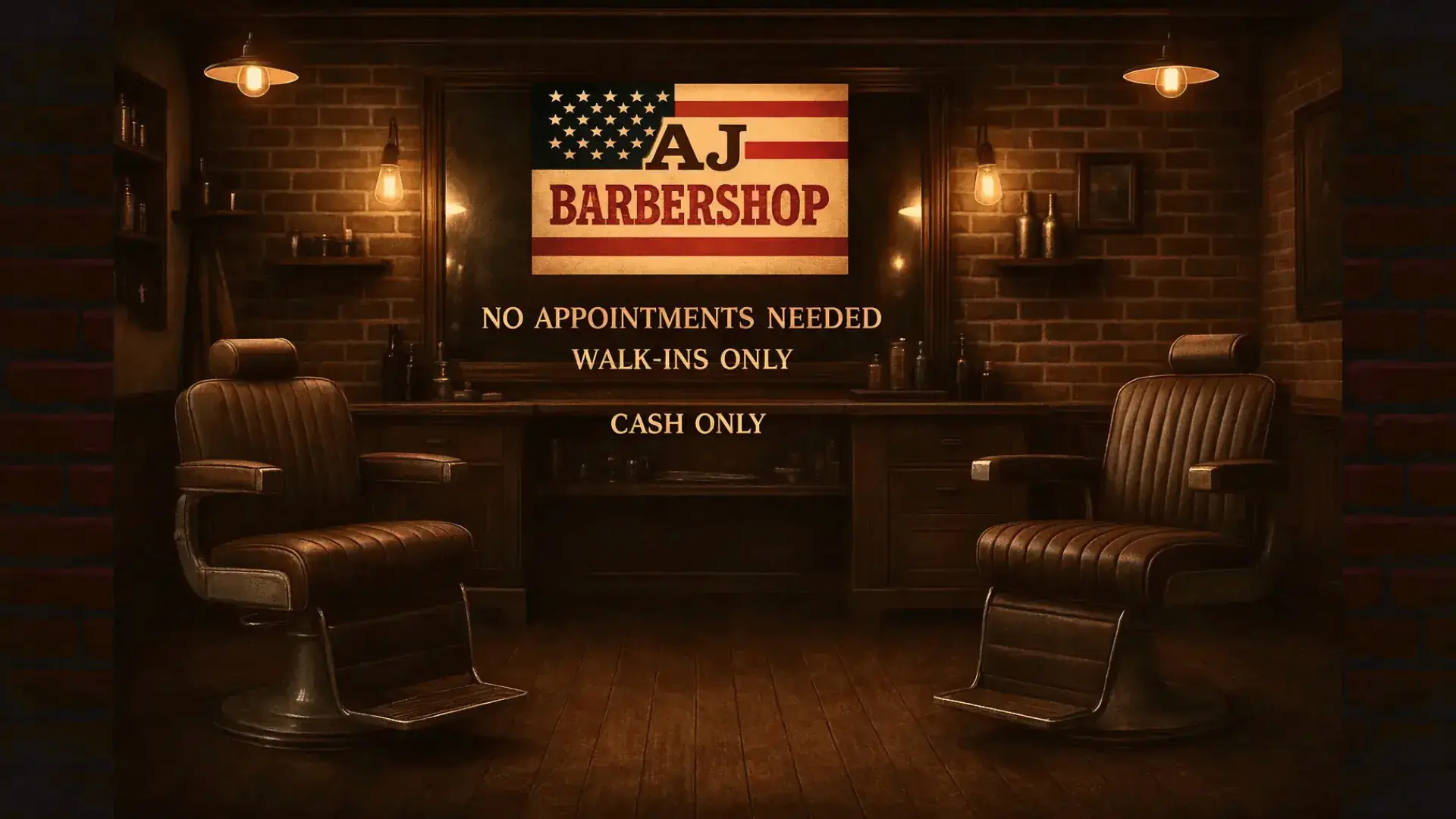Barbershop Vintage Interior