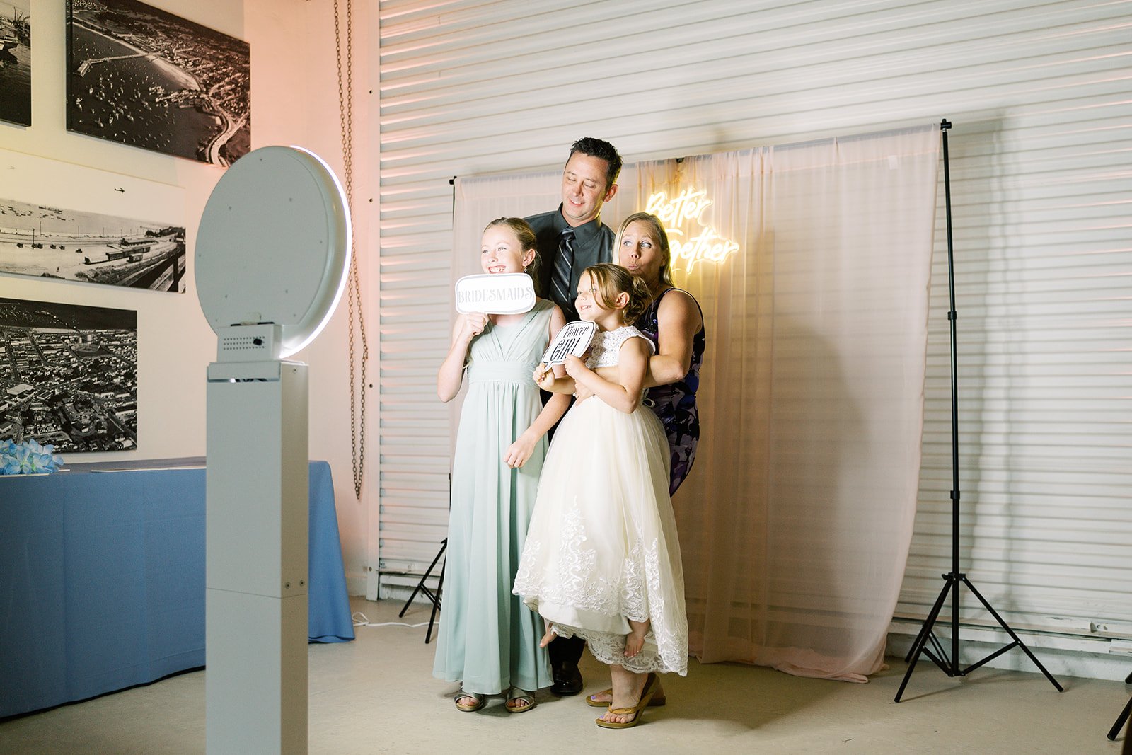 Fun moments at a private party photo booth