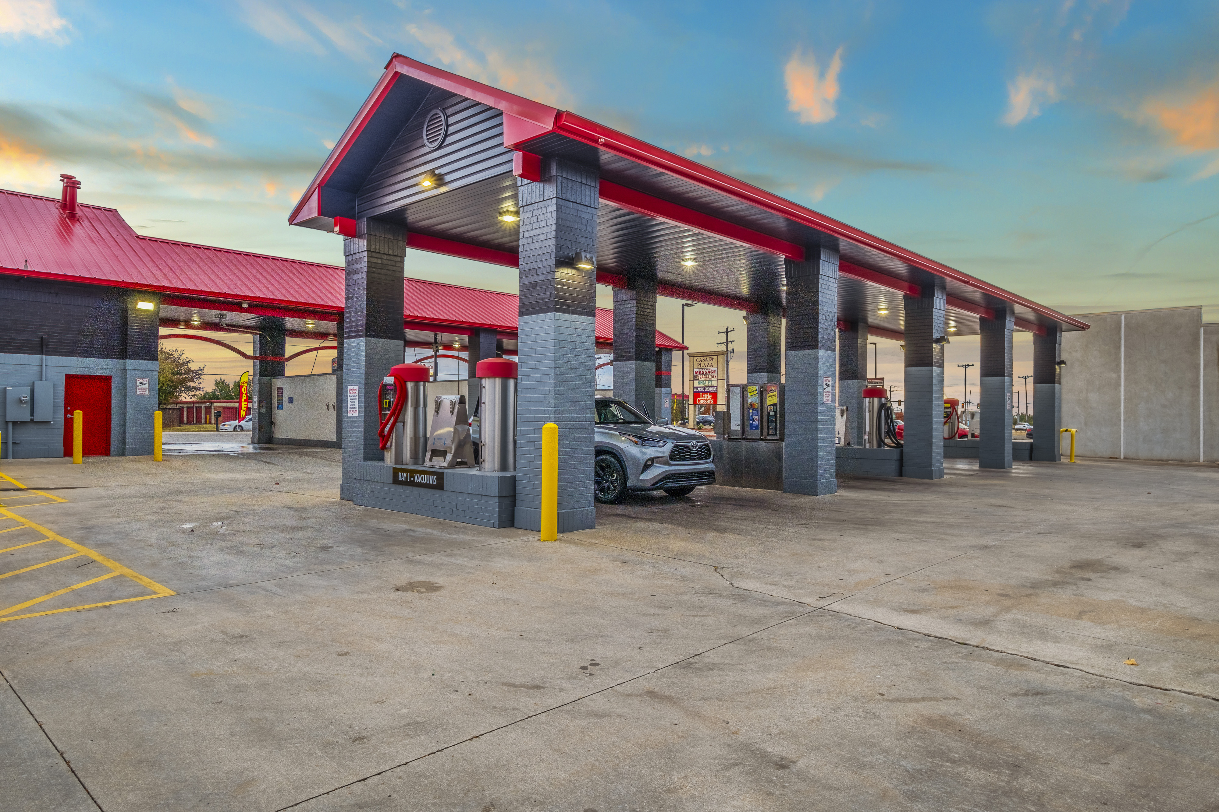 High-power vacuum stations