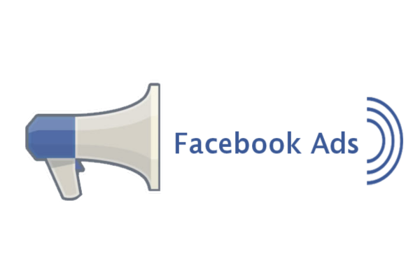 Facebook Ads logo with a megaphone representing social media advertising. Facebook Ads logo with a megaphone representing social media advertising.