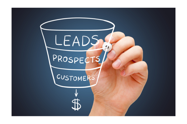 Sales funnel: Leads, Prospects, Customers, and revenue growth. Sales funnel: Leads, Prospects, Customers, and revenue growth.