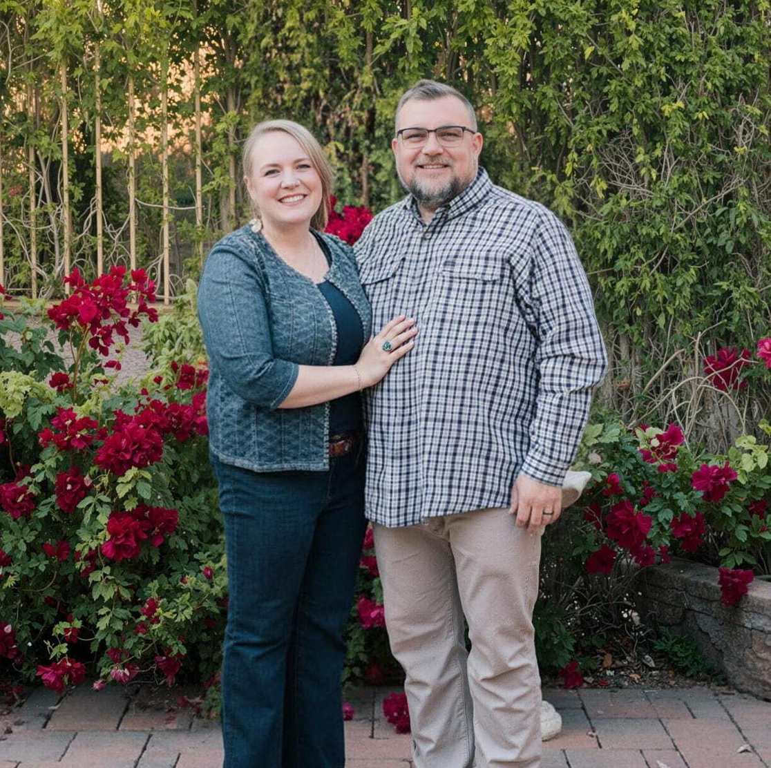 Mr. and Mrs. Wetherbee after transformation
