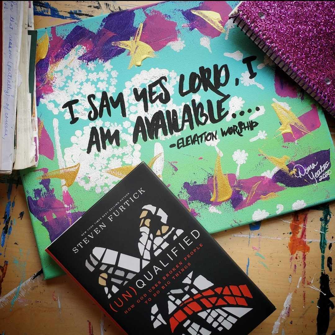 inspirational painting and book