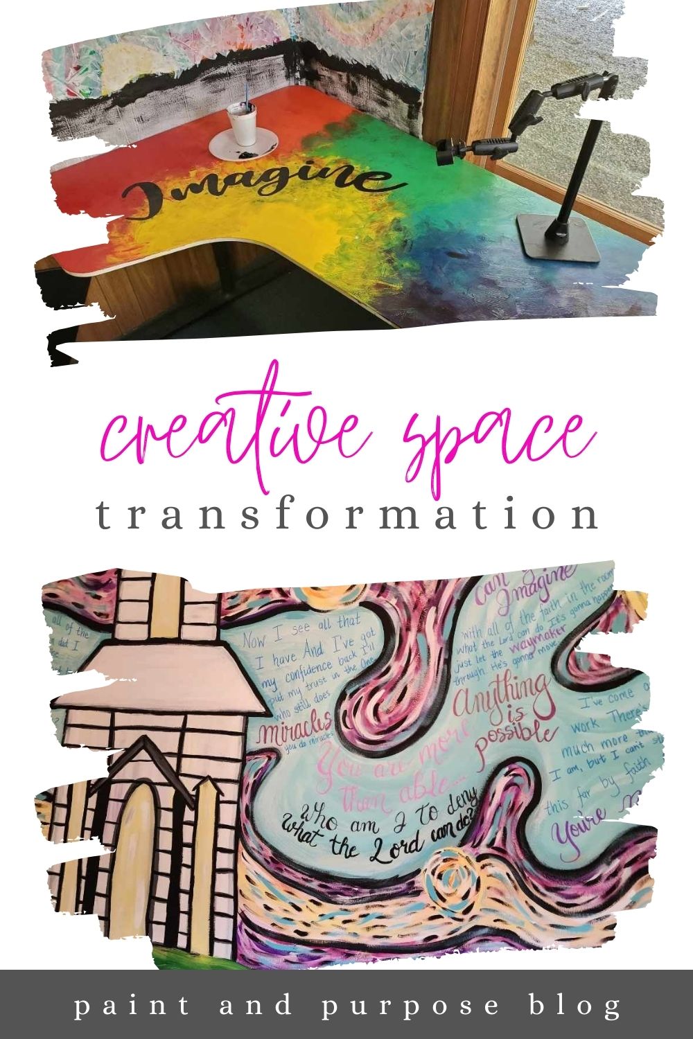 Creative Space Transformation, Pinterest Pin