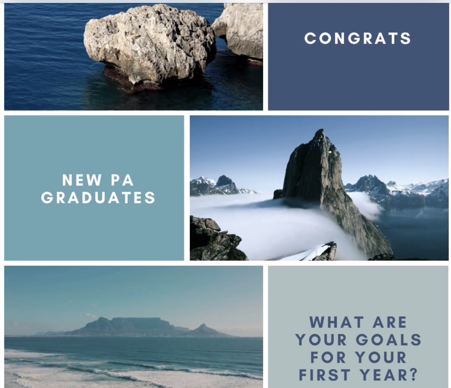 Congrats New PA Graduates
