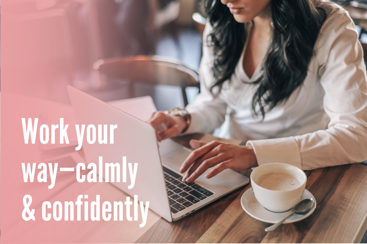 "Introverted entrepreneur working peacefully online "Introverted entrepreneur working peacefully online