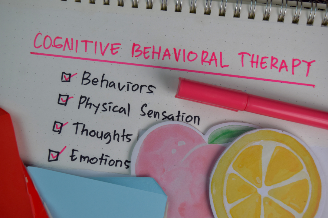A checklist written out of a piece of paper showing all of the aspects of DBT 