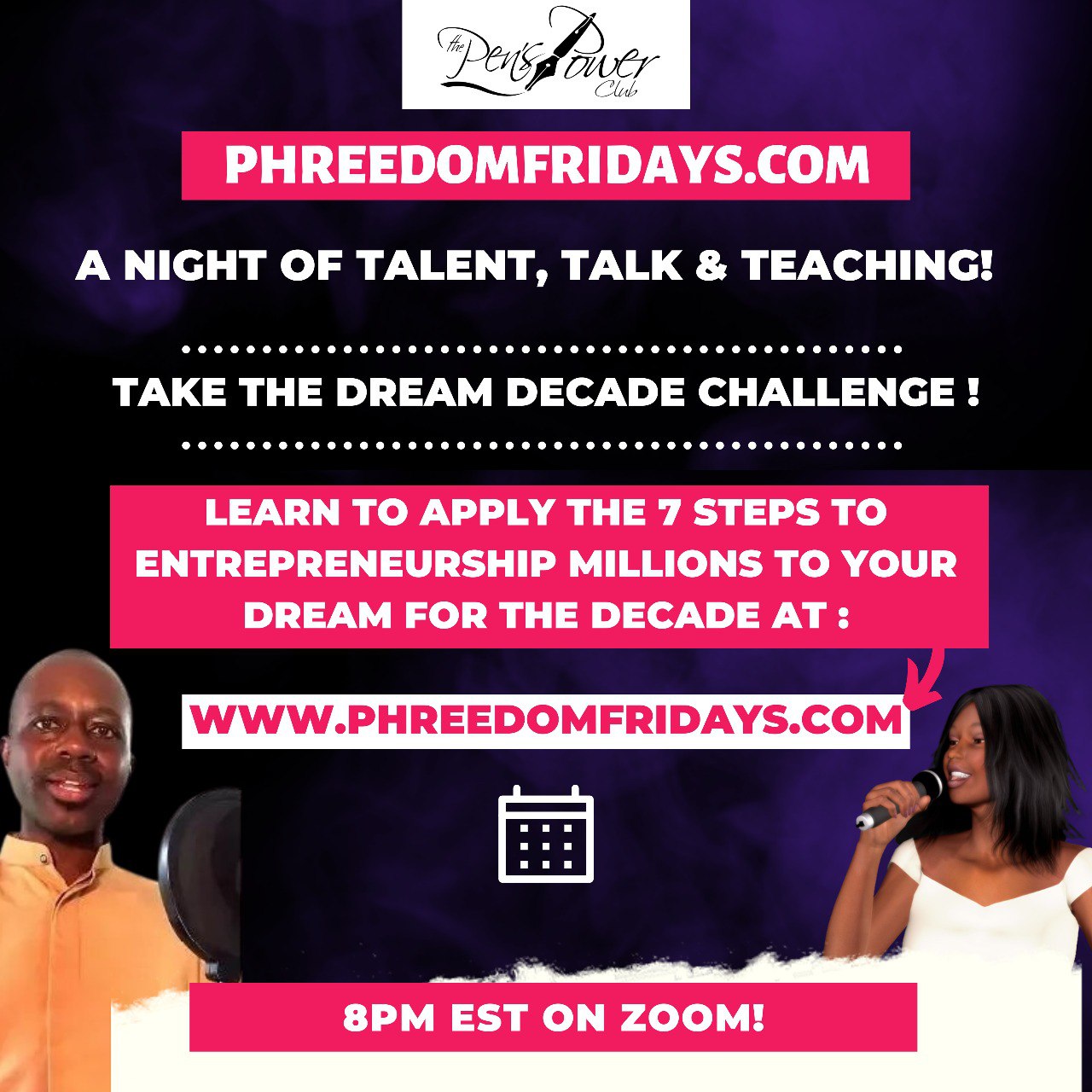 PhreedomFridays — A Night of Talent, Talk & Teaching