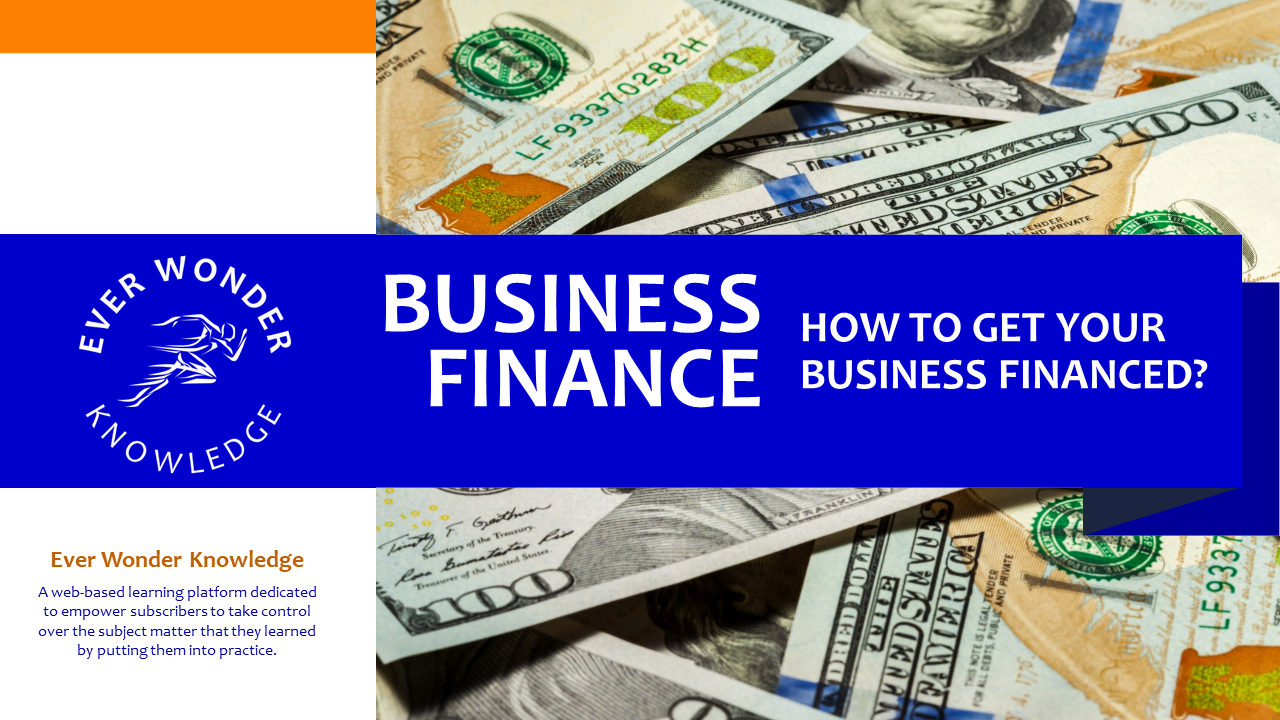 This course provides the toolkit and learning which when applied rigorously in a real life setting, empowers business owners and key decision makers to obtain financing and credit for their business from bankers and financiers. 