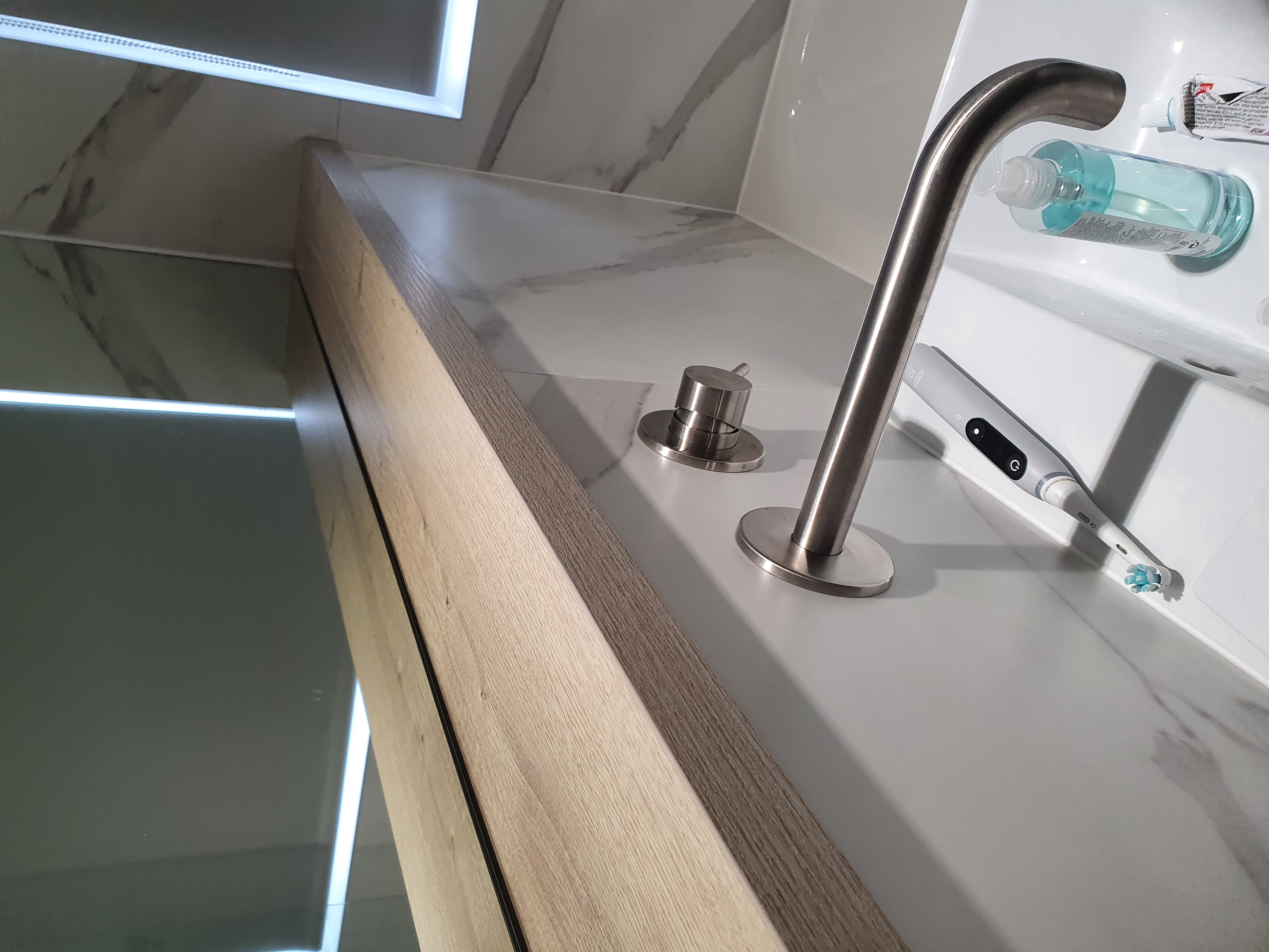 Highland Drive HP3 — completed modern bathroom installation by Sable Projects.