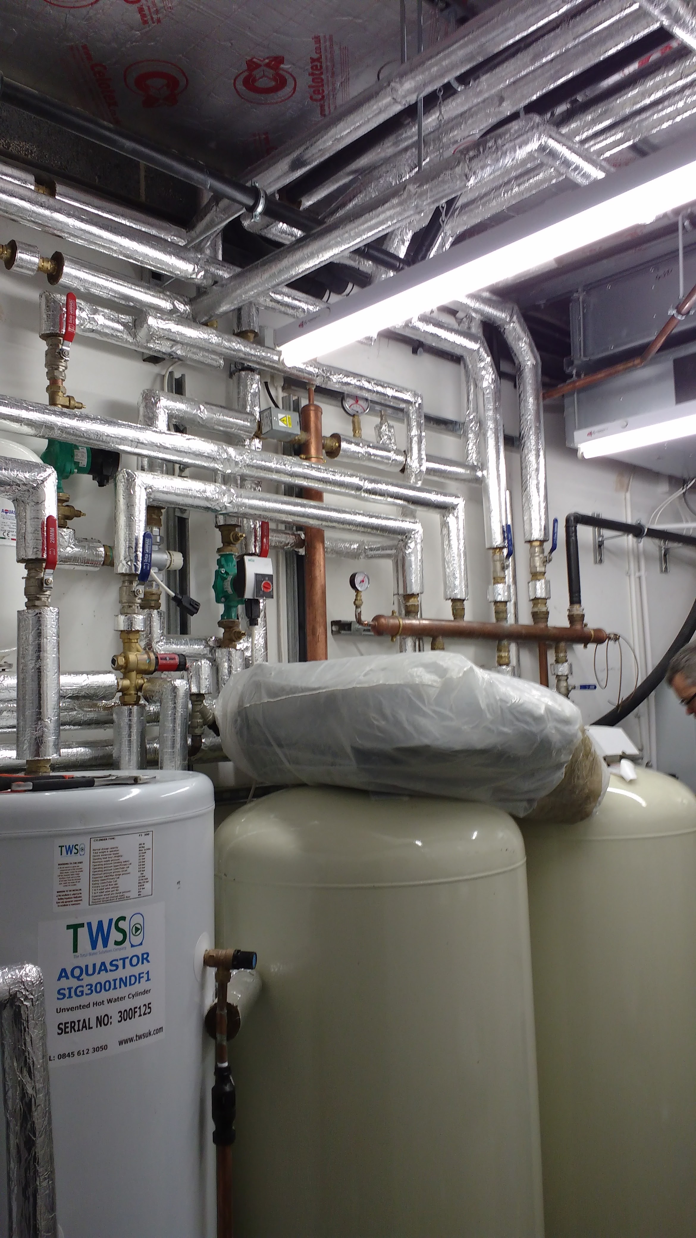 Bedford Road HA6 — underfloor heating installation across ground floor with zoned manifolds. Bedford Road HA6 — underfloor heating installation across ground floor with zoned manifolds.