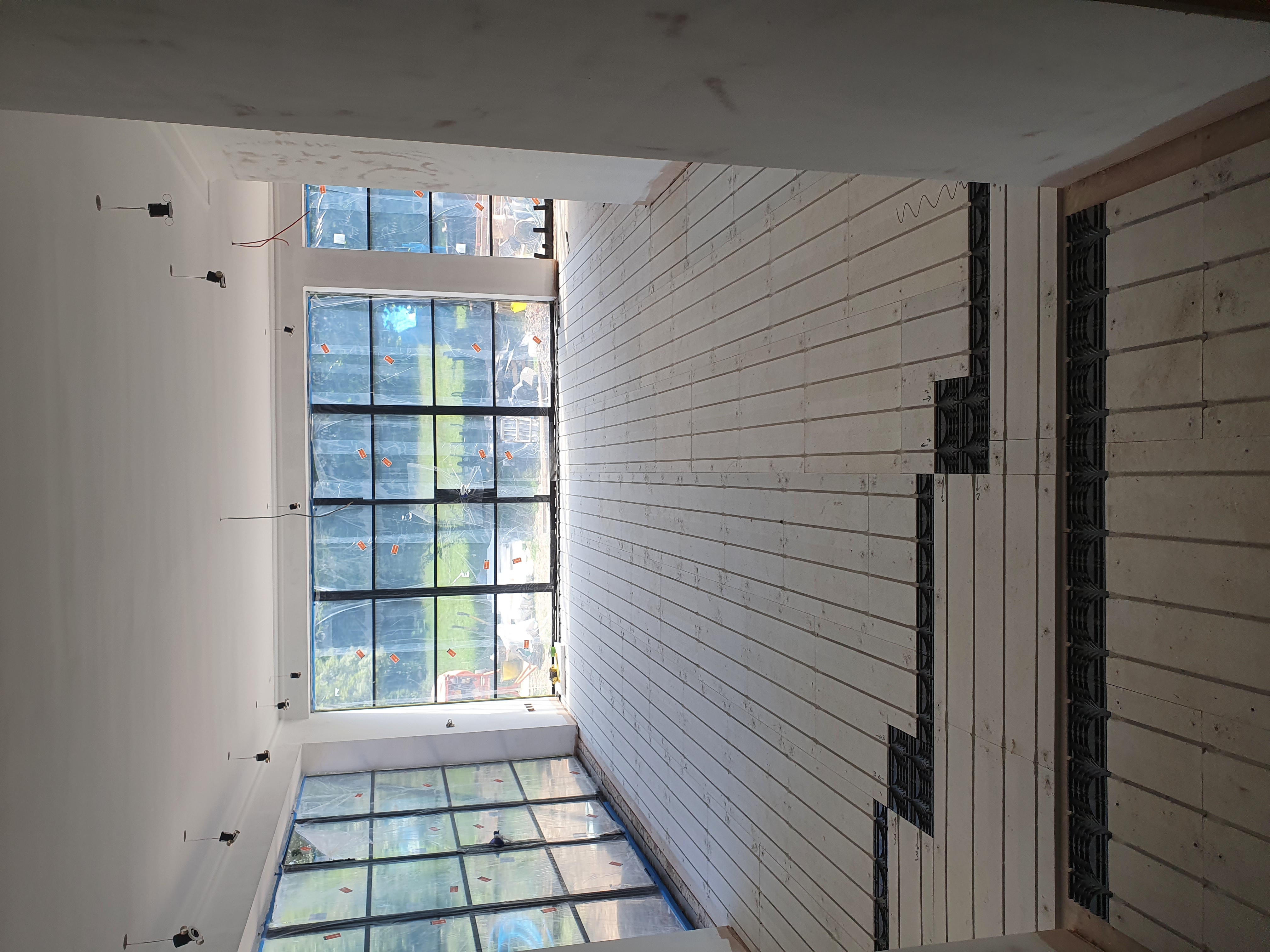 underfloor heating prep and installation