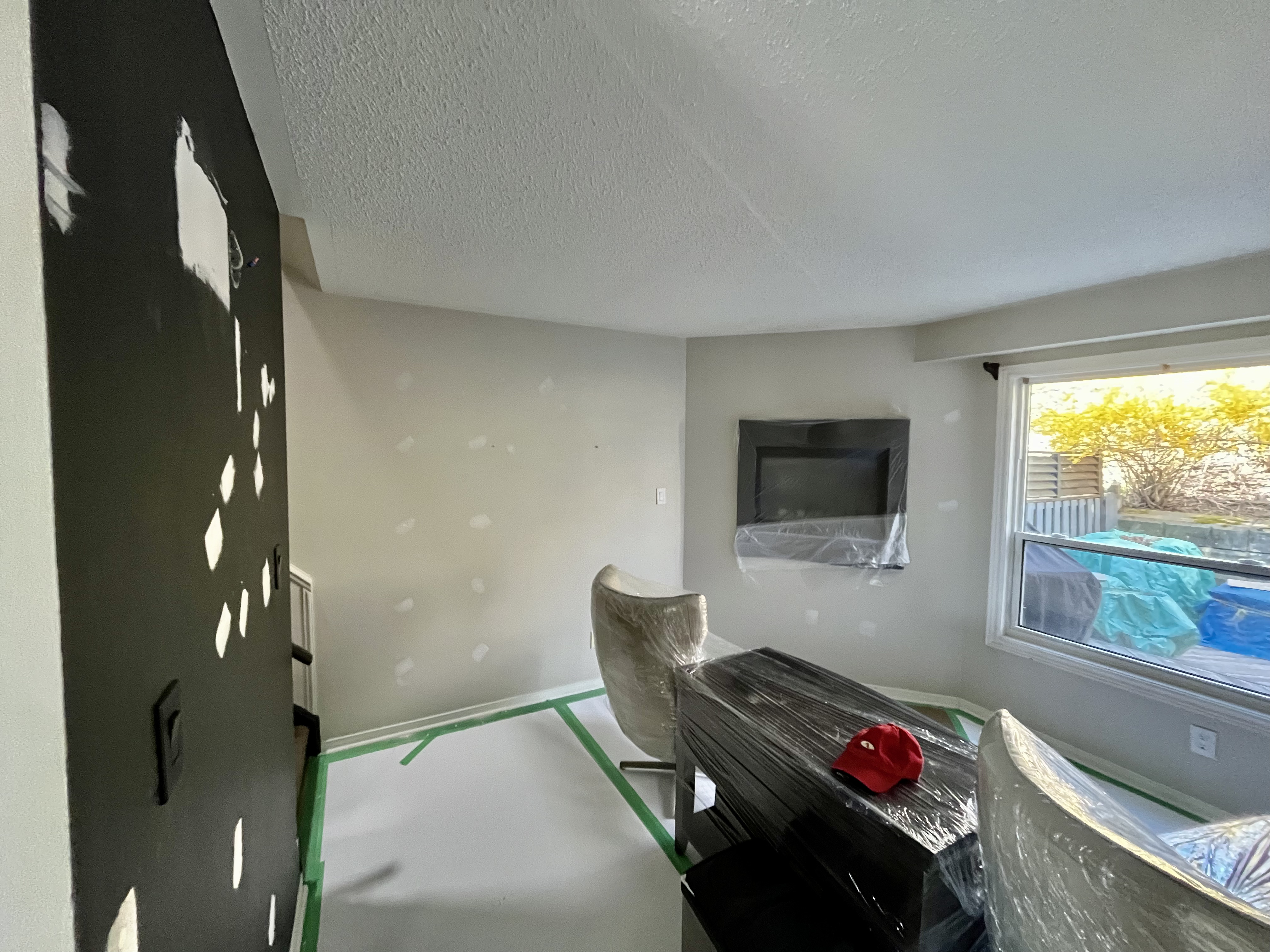 Ceiling refinishing project